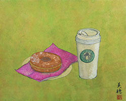 ドーナツとコーヒー：「ボストン」