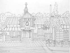 原宿・原宿駅：「夏休み」